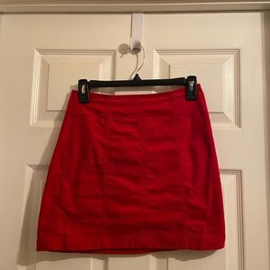 Red Pacsun mini skirt